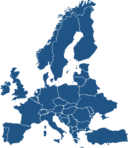 mapa EU